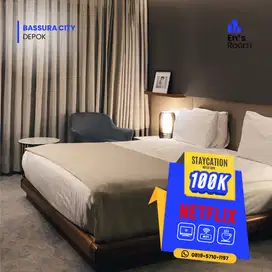Staycation Transpark Bintaro Aesthetic En'sRoom Rabu