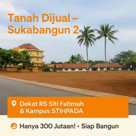Dijual Tanah pinggir jalan SUKABANGUN 2 DEKAT KAMPUS TERBESAR