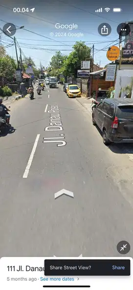 Dijual Tanah dan Restoran di Danau Poso - Sanur 4 Are