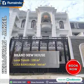 RUMAH MEWAH CLASSIC 3 LANTAI + ROOFTOP di KEBAGUSAN, JAKARTA SELATAN
