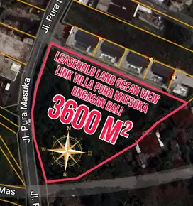 Leasehold Land Ocean View Link Villa Pura Masuka Ungasan Bali