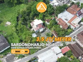 Jual Tanah View Sungai Bonus Bangunan Jalan Kaliurang Km 13
