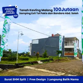 Tanah Malang Pakis dekat Bandara abd Saleh dan Exit tol