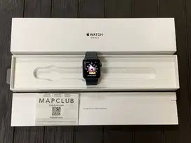 iWatch 3 38mm iBox Gray Mulus Terawat Fullset Original