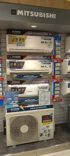 AC Mitsubishi 1/2PK Baru (Kredit Tanpa DP)