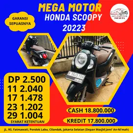 HONDA SCOOPY 2023 CASH KREDIT JAMINAN GARANSI SEPUASNYA