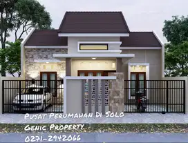 Minimalis moderm di Perum Gentan. Bisa KPR mulai DP 0 %