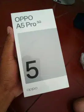 New Oppo A5 pro 5G ram8/256 garansi resmi 1 tahun