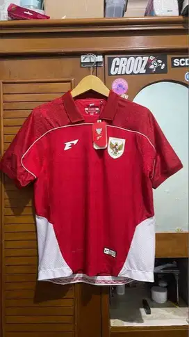 Erspo Timnas 2025 Jersey Player Issue Home SS Men Red White (X-LARGE)