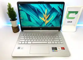 Laptop HP 14s bodi mulus bekas pemakaian cewek Ssd 512gb Ram 8gb keybo