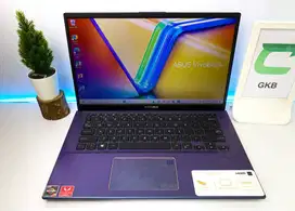 Laptop Asus vivobook Ryzen VGA 2gb Layar FHD IPS keyboard nyala bodi w