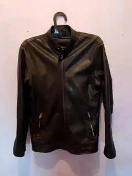 Jaket kulit kambing size m