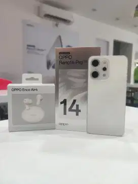 Oppo Reno 14 Pro 5G Gratis Enco Air4 & Voucher 500Ribu
