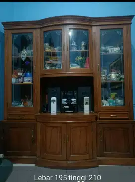 Dijual Lemari Hias & Buffet Jati