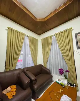 Cod Gorden Blackout Pasang Skat Klinik Hordeng Pintu Gordyn Vitrase