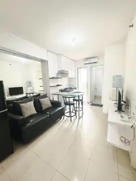 FOOR RENT 2BR FURNISH SAMPING MALL LANTAI LOW APART BASSURA CITY