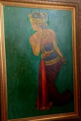 Lukisan Penari Jawa Karya Agus Djaja
