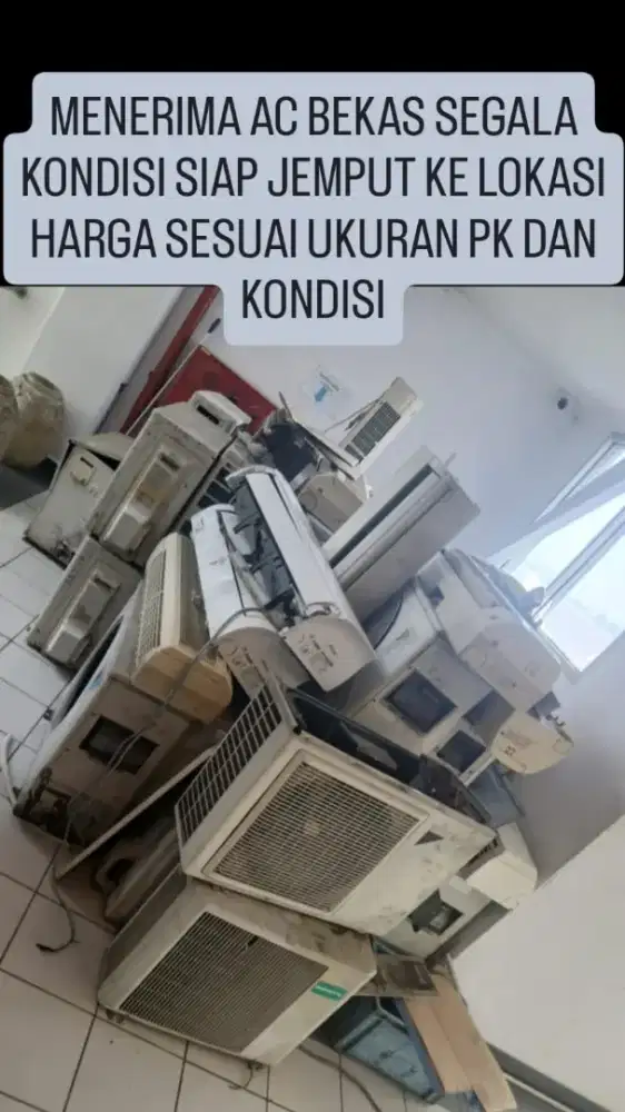 Tampung AC bekas