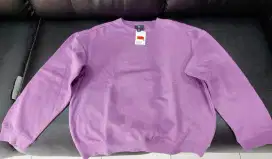 Sweater H&M warna ungu baru UK M