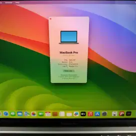 Macbook Pro 2020 M2 Ram 8 Ssd 256 Space Grey Layar 13 inch Full set
