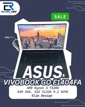 ASUS Vivobook E1404FA - AMD Ryzen 3 7320U, 8GB RAM