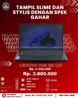 LENOVO V14 G3 IAP INTEL CORE I3 1215U RAM 8 GB SSD 512 GB