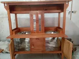Free ongkir gerobak mie ayam bakso baru panjang 160cm