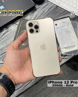 IPHONE 12 PRO 256GB GOLD IBOX MULUS LIKE A NEW ORIGINAL GARANSI