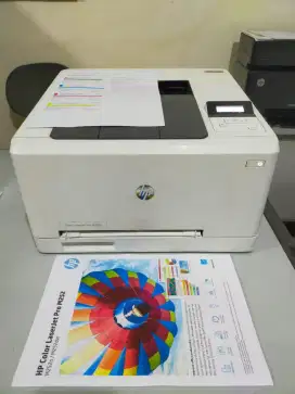 Printer LaserJet warna HP pro M252n cetak bagus cartridge baru