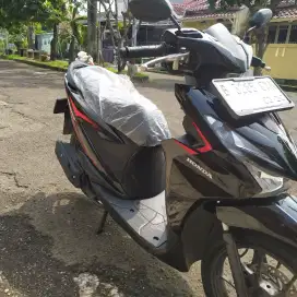 Honda beat thn 2025 hard rock black all new model low km pjk panjang