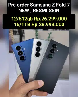 PO Samsung Z FOLD 7 Free upgrade, free full proteksi 3th, free buds 2