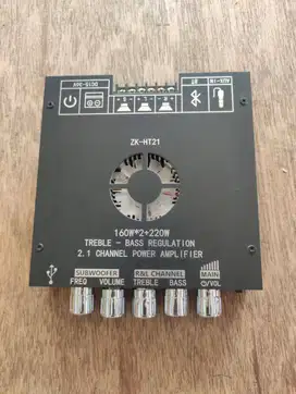 ZK-HT21 Bluetooth 2.1 Channel Power Amplifier with TDA7498E Subwoofer