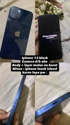 Iphone 13 inter Black