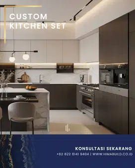 Jasa Kitchenset Custom Premium Bandung