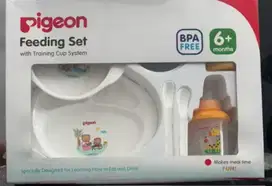 PIGEON FEEDING SET (alat makan bayi) cocok untuk kado