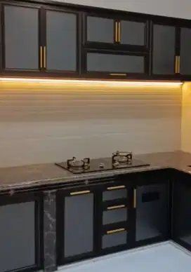 Kitchenset almunium acp ,anti rayap tahan air / jab