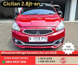 CICILAN RINGAN mitsubishi mirage exceed new model matic 2016