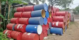 Jual drum besi 200liter bekas