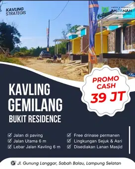 KAVLING MURAH 39 JUTA SABAH BALAU DEKAT UIN