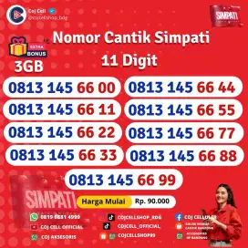 Nomor Cantik Simpati 11 Digit