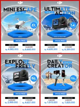 DJI OSMO DAN DJI MINI READY DI ERAFONE BANJARBARU