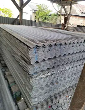 Jual  asbes gelombang bekas 100x180