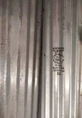 Jual seng gelombang bekas 80x180