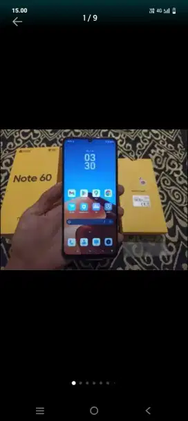Realme note 60 ram 4+4/64