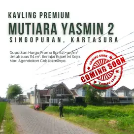 Area Kampus AMIKOM Singopuran: Jual Tanah Ideal 100-an/m2. LD 10, SHM
