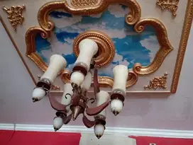 Lampu Gantung + Frame Elegan Mewah