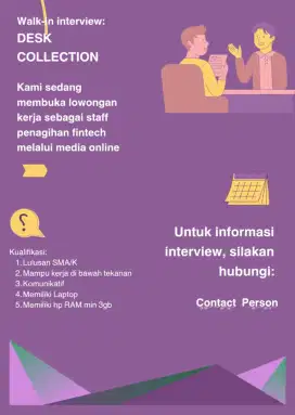 Silakan bagi memenuhi kualifikasi: