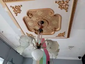 Lampu Gantung + Frame Elegan Mewah