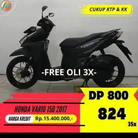 HONDA VARIO 150 2017 BISA KREDIT DP CUMA 800RIBU ANGSURAN TERJANGKAU
