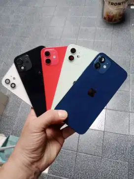 Housing casing backdoor Ip 12 original cabutan warna lengkap (bekas)